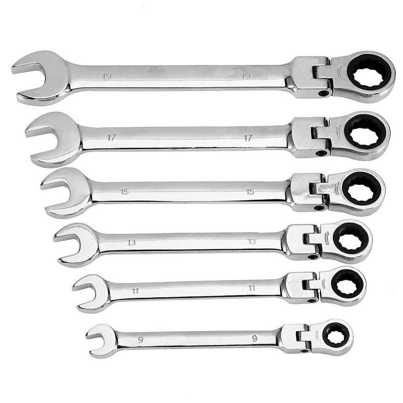 12 buc/set cheie cheie flexibilă metrică multifuncțională instrument lustruit 8-19 mm