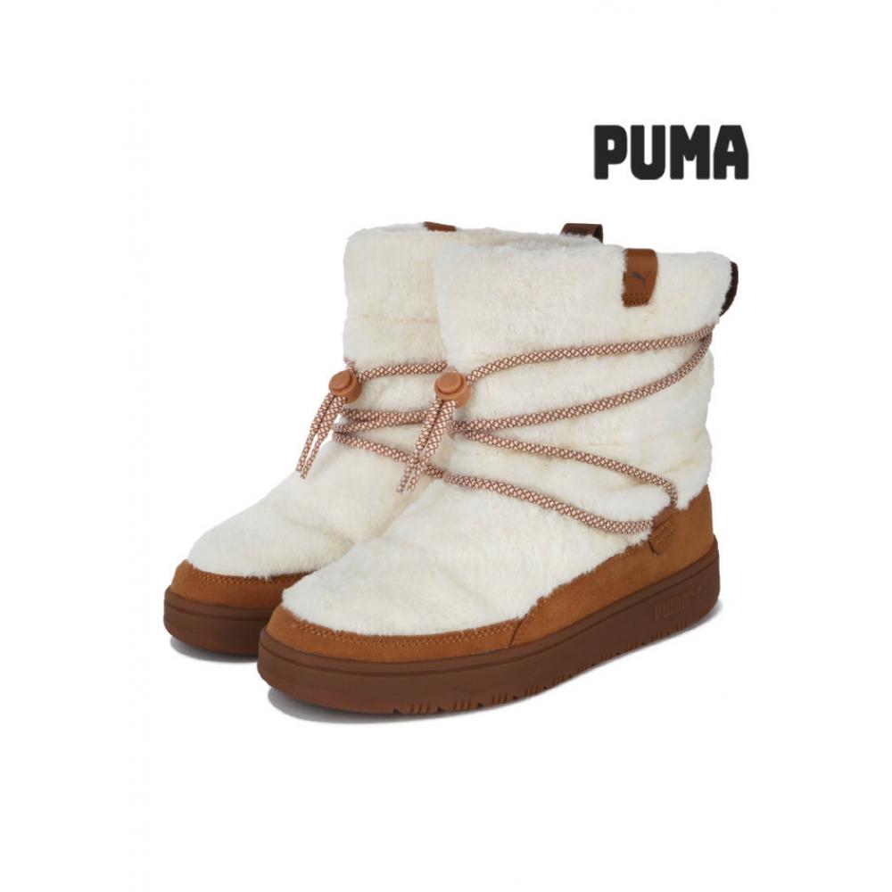 

Женские замшевые ботинки Puma Snowboat Winter ShoeS S, цвет слоновой кости, матовый 402175 02 40217502230mmUS65