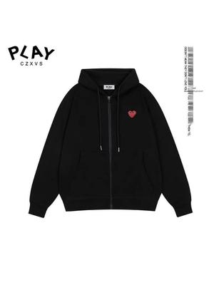 Herbst Winter Japanischer Trendiger Lockerer Cardigan Hoodie mit Stickerei für Paare