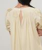 General Idea Puff Sleeve Pintuck Long Dress [Butter] / Gf2Lop520