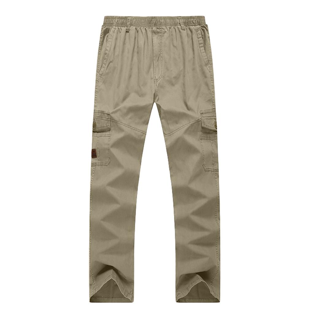 Men's Loose Casual Cargo Multi-pocket Pants