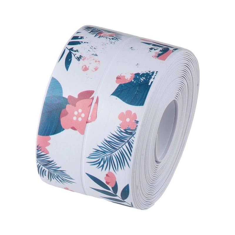 Waterproof Anti-Mold Sealant Tape Multifunctional PVC Stickers Bathroom Toilet Crack Sealing Seam Stickers