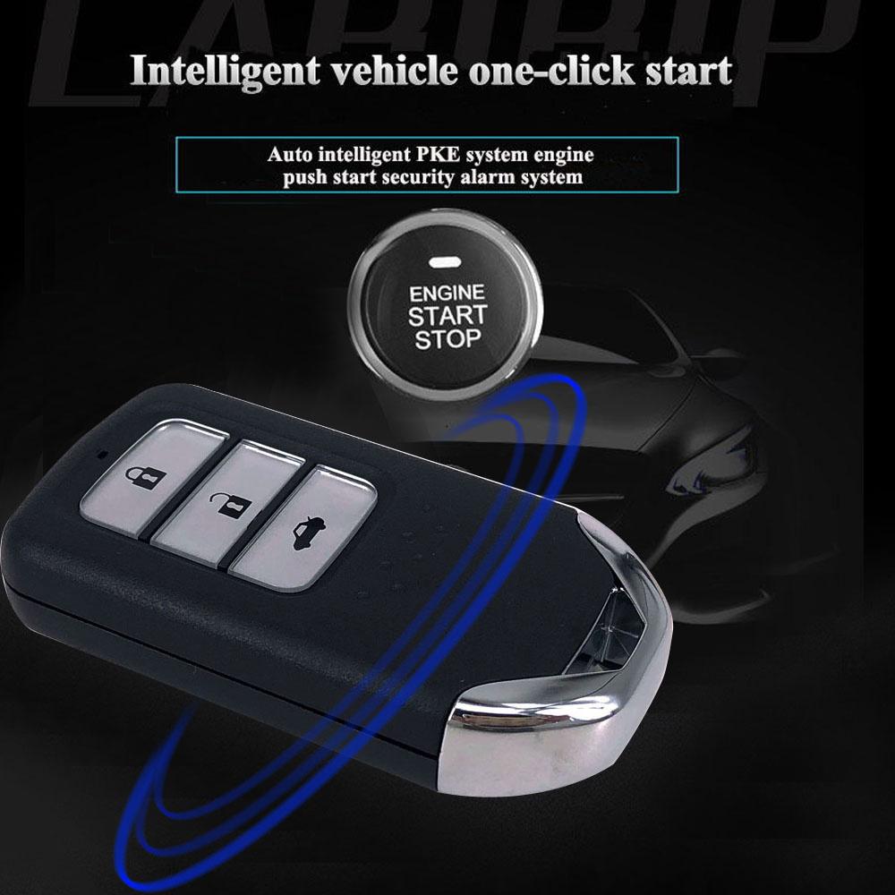 Car Passive Keyless Entry One Button Engine Start Remote Control Alarm System