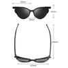 Women Fashion Vintage Retro Cat Eye Triangle Sunglasses Colorful Eyewear Glasses