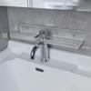 Acrylic Bathroom Shelf Organizer Over The Faucet,Bathroom Sink Shelf Over Faucet,Countertop Organizer Kitchen Above Sink Rack