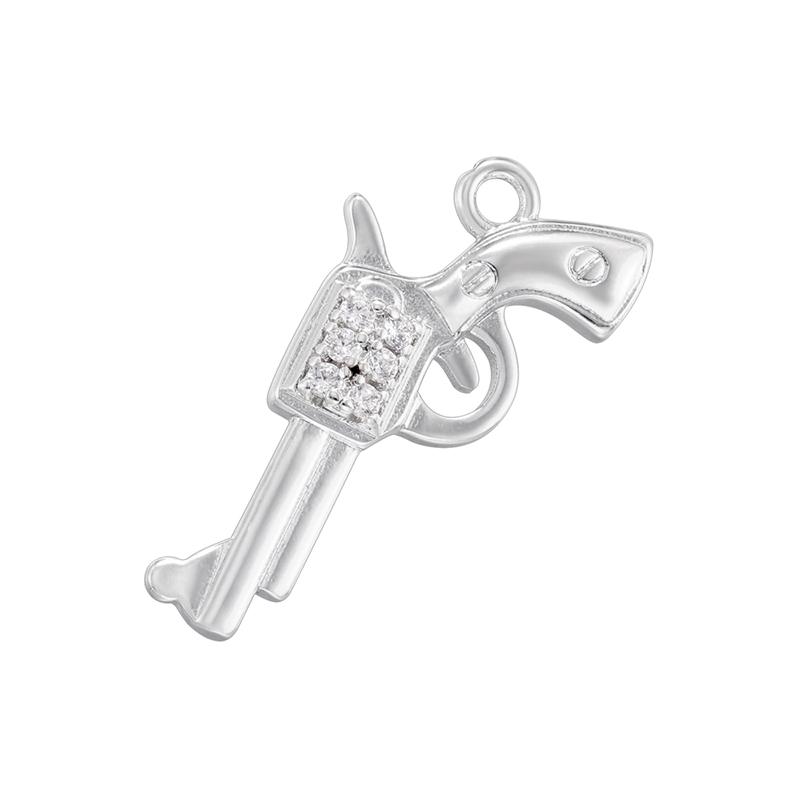 ZHUKOI Western Cowboy Desert Metal Pendant Golden Plated with CZ Stone Jewelry Accessories :VD1757-VD1765