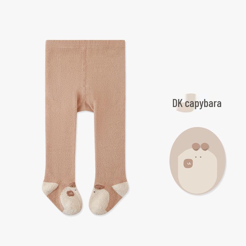 Samt Verdickte Baby-Strumpfhosen – Herbst/Winter Einteiler Mädchen Cartoon-Socken