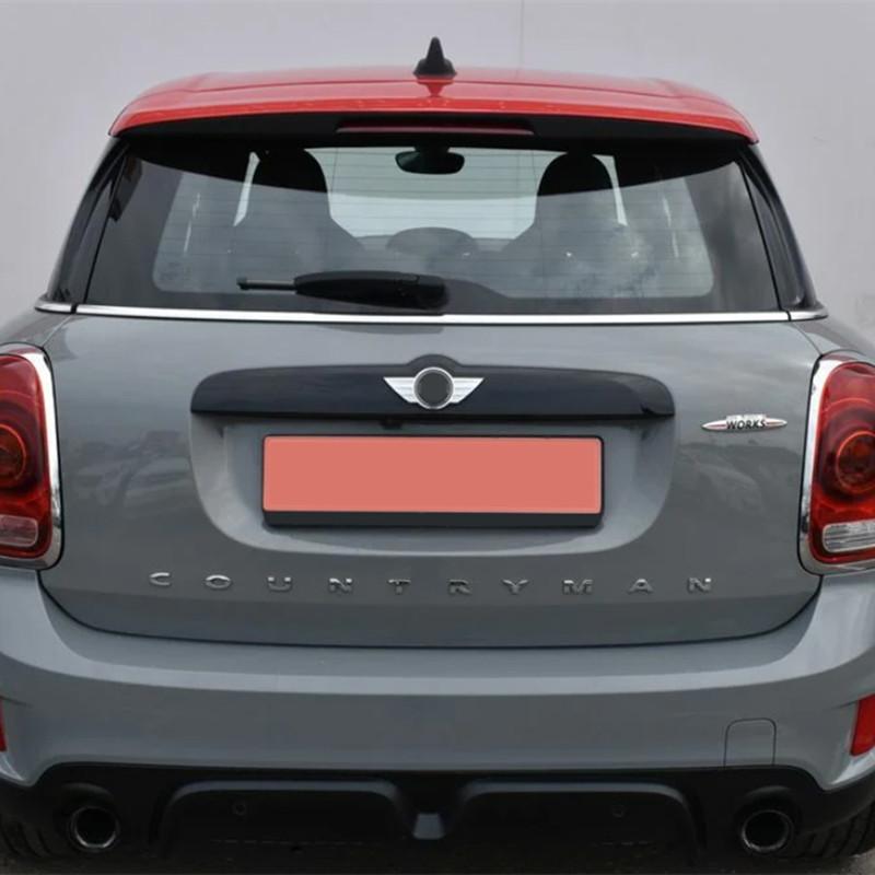 Bright Black 3D Metal Car Letter Rear trunk Decals Emblem Badge sticker For Mini Cooper R60 F60 R55 Countryman Clubman ALL4 Logo