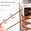 No Tie Shoe Laces Round Capsule Metal lock Elastic Shoelaces For Sneakers easy installation Lazy Shoes Lace Accessories