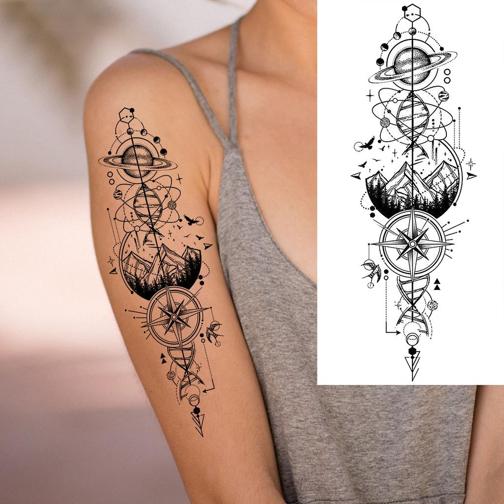 1 Sheet Bless Belief Faith Engraved Temporary Tattoos Family Love Tatoos Waterproof Realistic Fake Tattoo Stickers Long Lasting