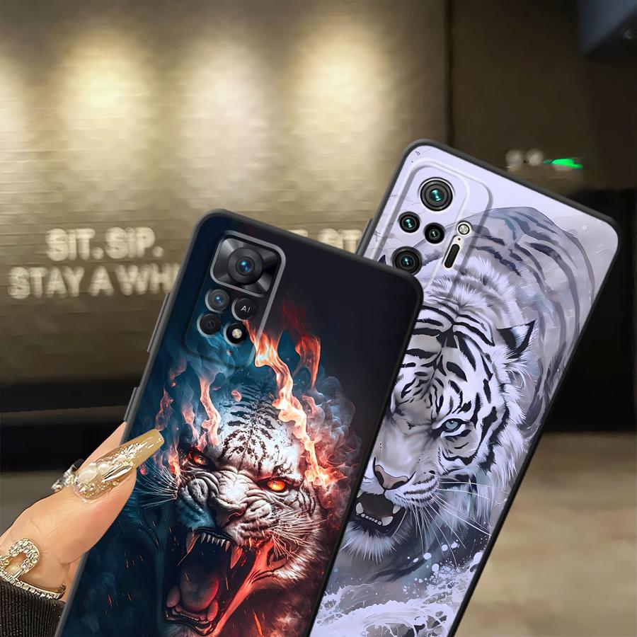 Cool Animal Tiger Lion Horse Funda Phone Cover Case for Xiaomi Redmi Note 9 11s 12s 10S 9S 13 Pro Plus 12 Pro 11 7 8 10 14