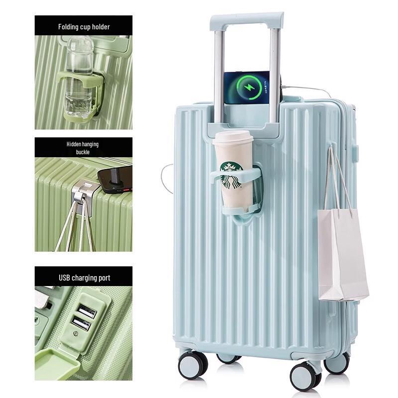 Lidu Multi-functional Spinner Carry-On Luggage