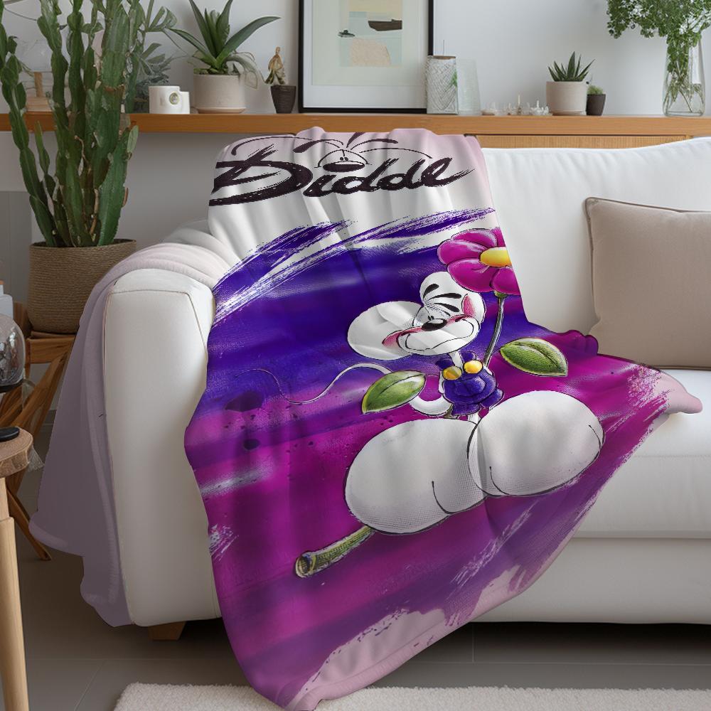 Coperta D-Diddl-S Carina Calda Morbida Adatta per Camera da Letto Divano Letto Soggiorno Ufficio Viaggio Campeggio Regali