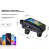WILD MAN Bicycle Front Frame Waterproof Cycling Tube Bag with Smartphone Holder for Smartphones Up To Inches Bag, 6.8 (M90, Black/Red)