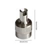 8/16/24Pcs Slotted Head Valve Stem Caps Leak-proof Wheel Tire Valve Lid Cover Copper Slotted Head Stem Cover For Car Motorcycle