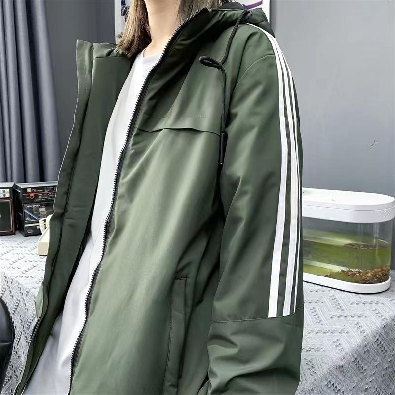 

Пара Пуховик Хлопковый С капюшоном Теплый Три полоски Хлопковая куртка Свободная Хлопковая куртка Мужская и женская Одинаковый стиль Куртка 5XL зелёный