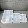 Portable Jewelry Screw Containers PP Plastic 6/7/8/10 Grids Jewelry Beads Earring Case with Removable Dividers Jewlery Box