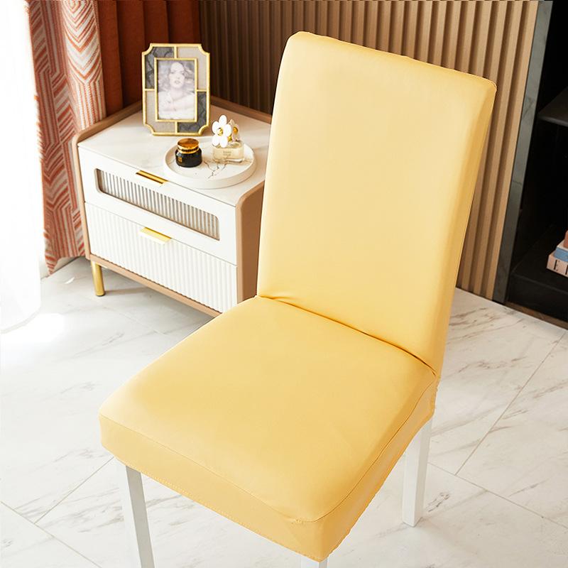 Technology Leather Waterproof and Oil-proof Chair Cover for Dining Table Seat Cover for Home Living Room Chair Cover
