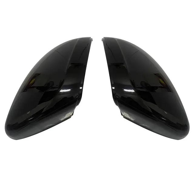 2Pcs For Peugeot 208 / 2008 2012-2018 Side Door Rearview Mirror Cover Trims Car Accessories Left + Right Side Replacement Style