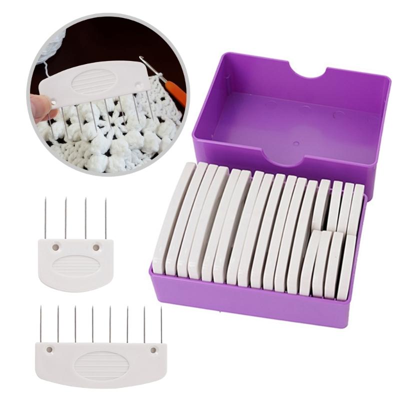 20Pcs Knit Blocking Combs for Blocking Knitting Needlework Project Knit and Crochet Blocking Tool for Crochet Project