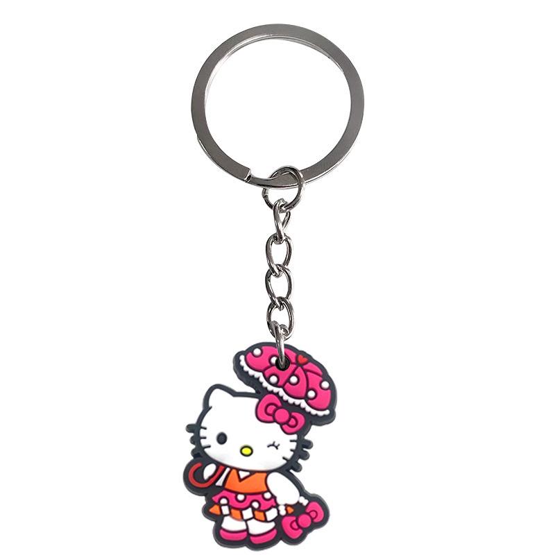 HelloKitty Keychain Soft Rubber Pendant - Small Gift Accessory