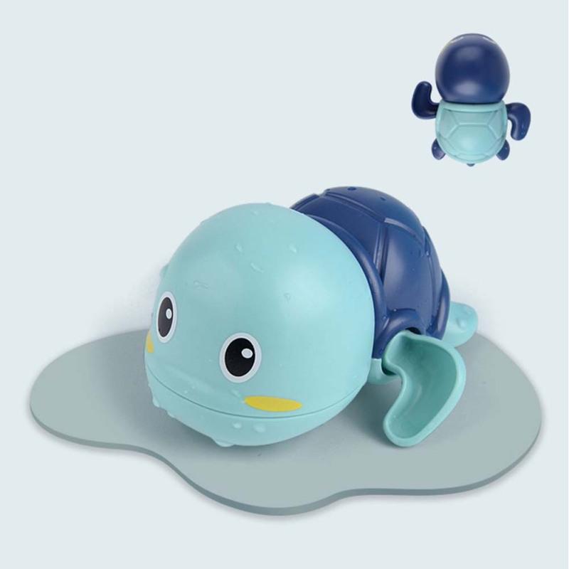 Bath Toys Bathtub Floating Little Turtle Playing In Water Kids Educational Toys For Early Learning