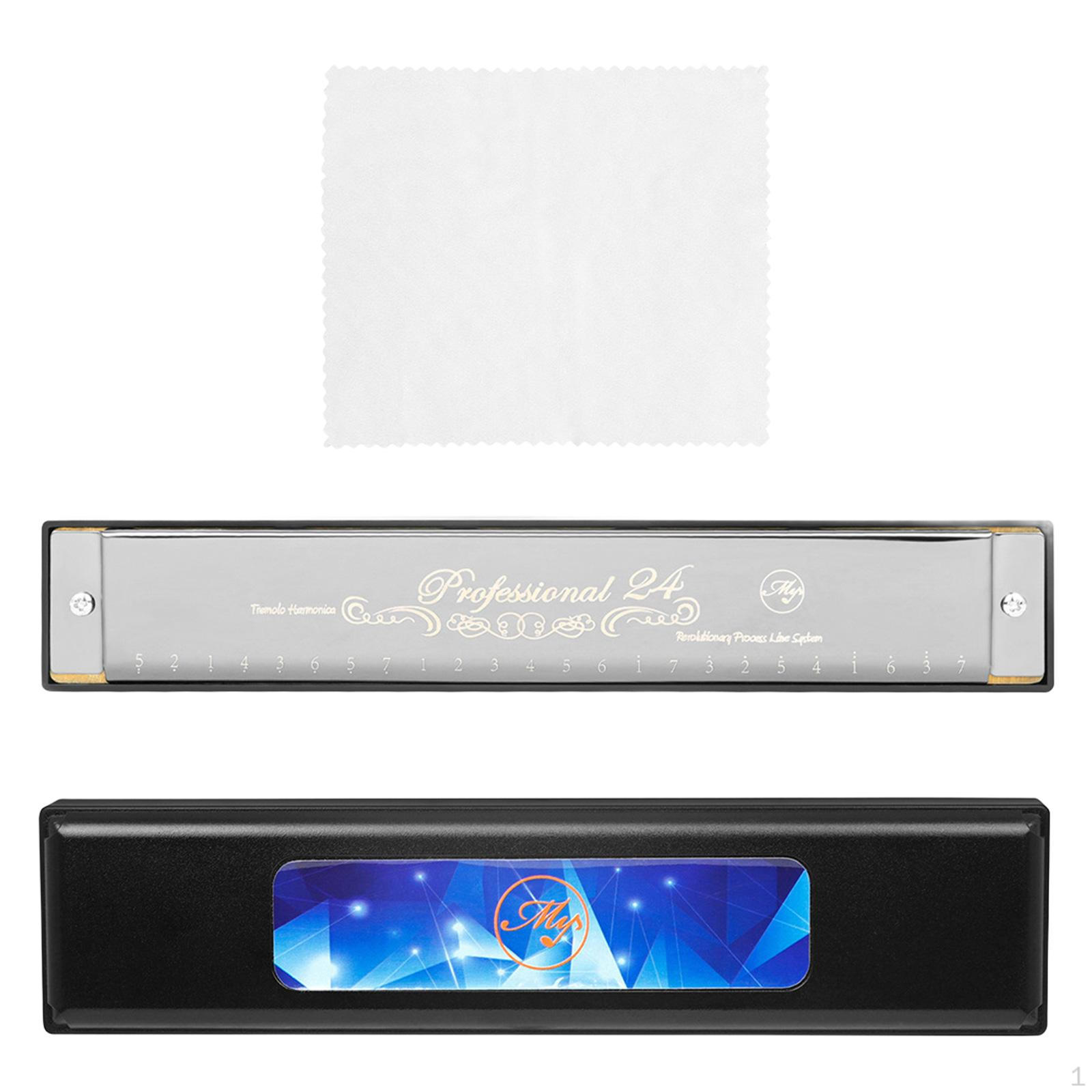 

Іграшка-гармошка. 24-лункова діатонічна музика. Подарунок. Навчальна музика з футляром для Argent