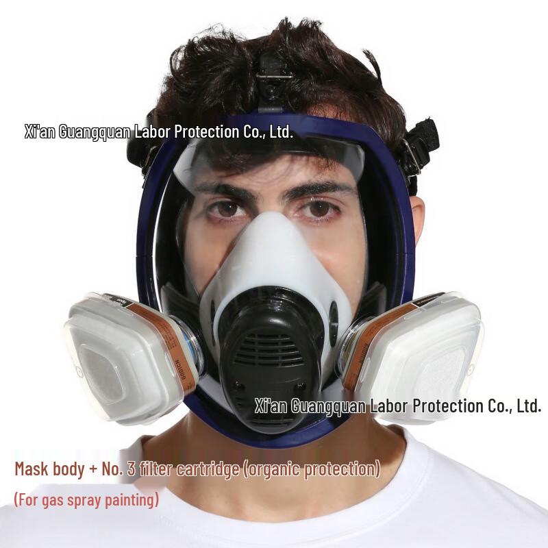 SANSHENG8100 Large View Full-Face Gas Mask Universal