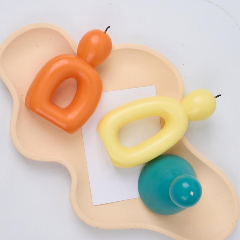 Abstract Human Figurine Silicone Candle Molds Epoxy Resin Silicone Molds for Making Candle Soap Gypsum Silicone Molds