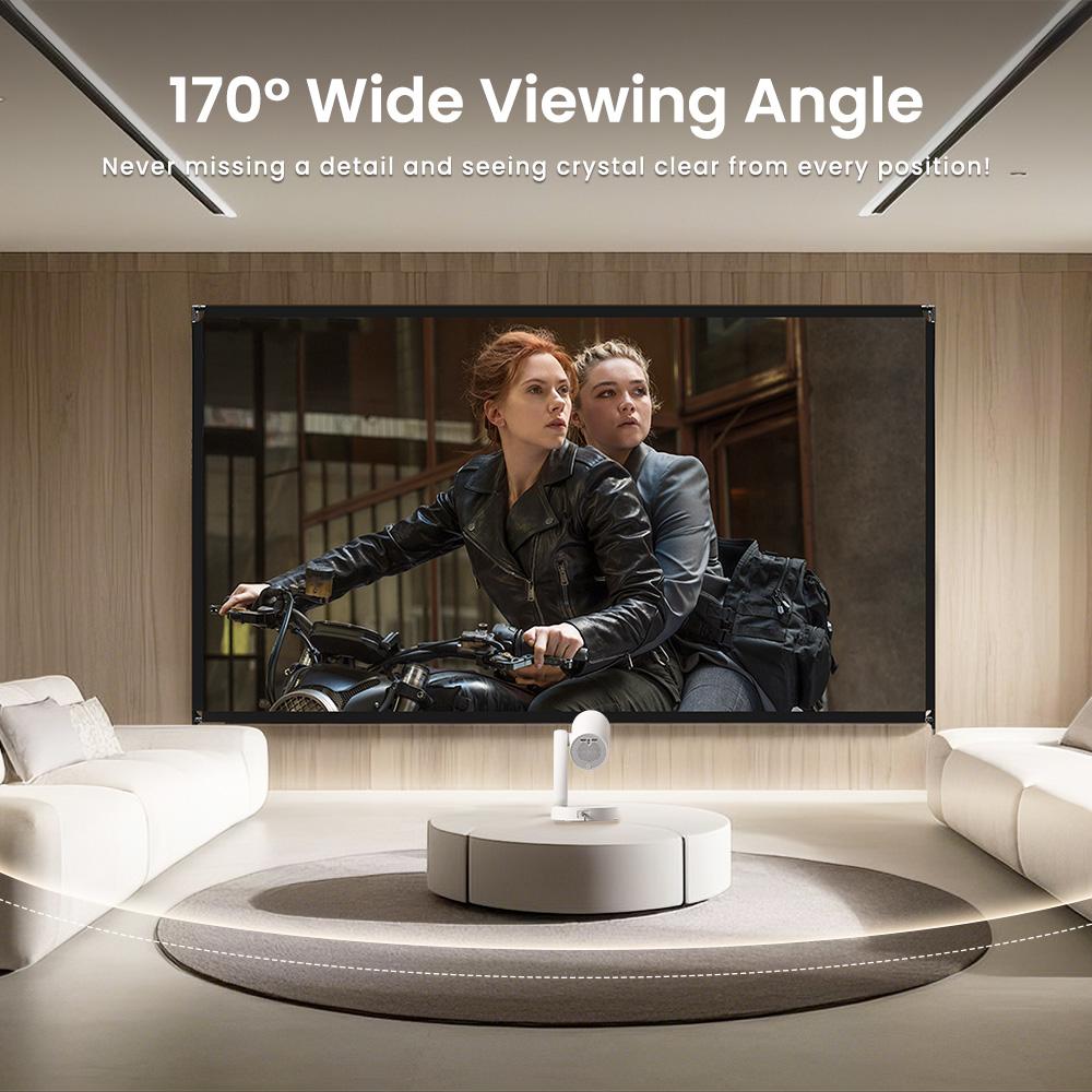 ETOE 120" Portable Projection Screen – 4K Ultra-HD, 160° Viewing Angle – Outdoor Cinema & Camping