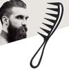 Shark Jumbo Wide Tooth Black Handle Grip Hair Comb Men Hairdressing Teeth Comb