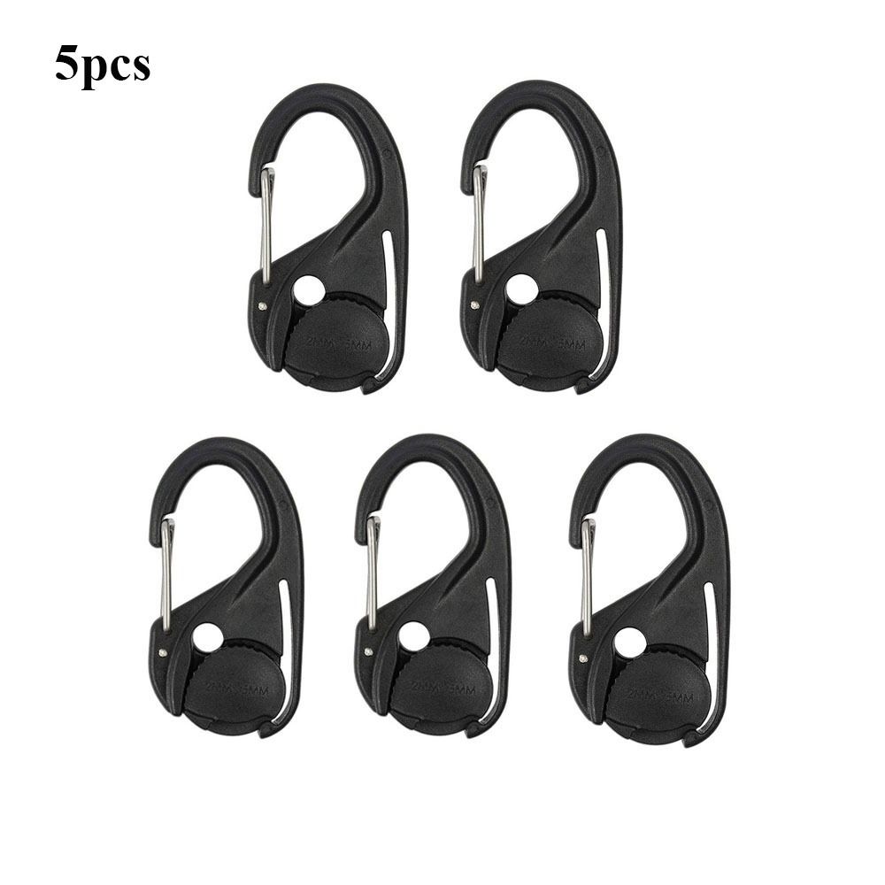 1/2/5pcs Without Knotting Rope Tightener 66*34mm Self-Locking Binding Fixed  Outdoor Tools