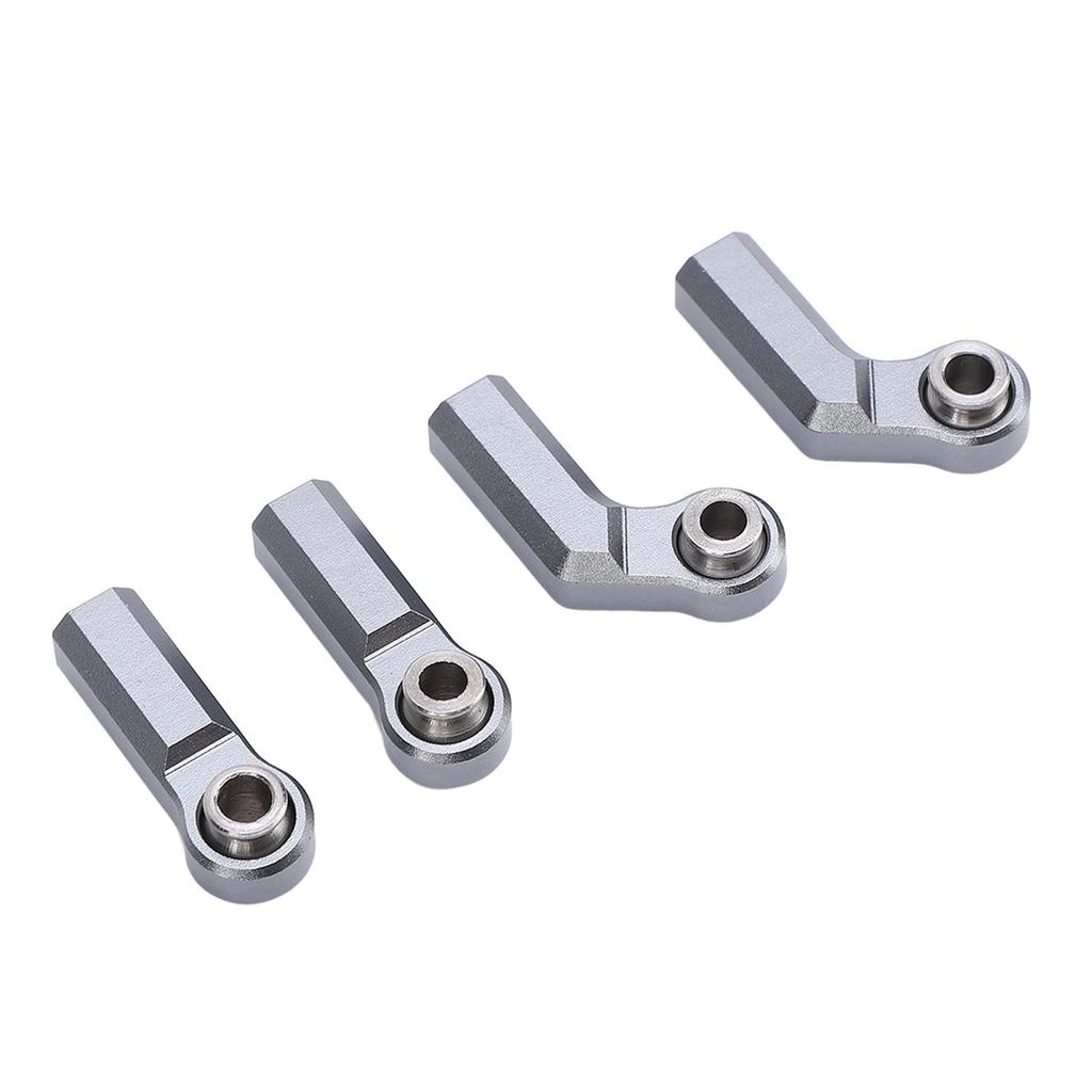 4 Buc. Rotulă sferică pentru mașină RC pentru mașină model 110 M4 Metal Filet pozitiv CW Instrument 7.0 2 Curbate 2 Drepte