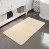Tapis de sol de salle de bain en boue de diatomées anti-dérapant à séchage rapide - Absorbant l'eau, Facile à nettoyer, Tapis de porte décoratif.