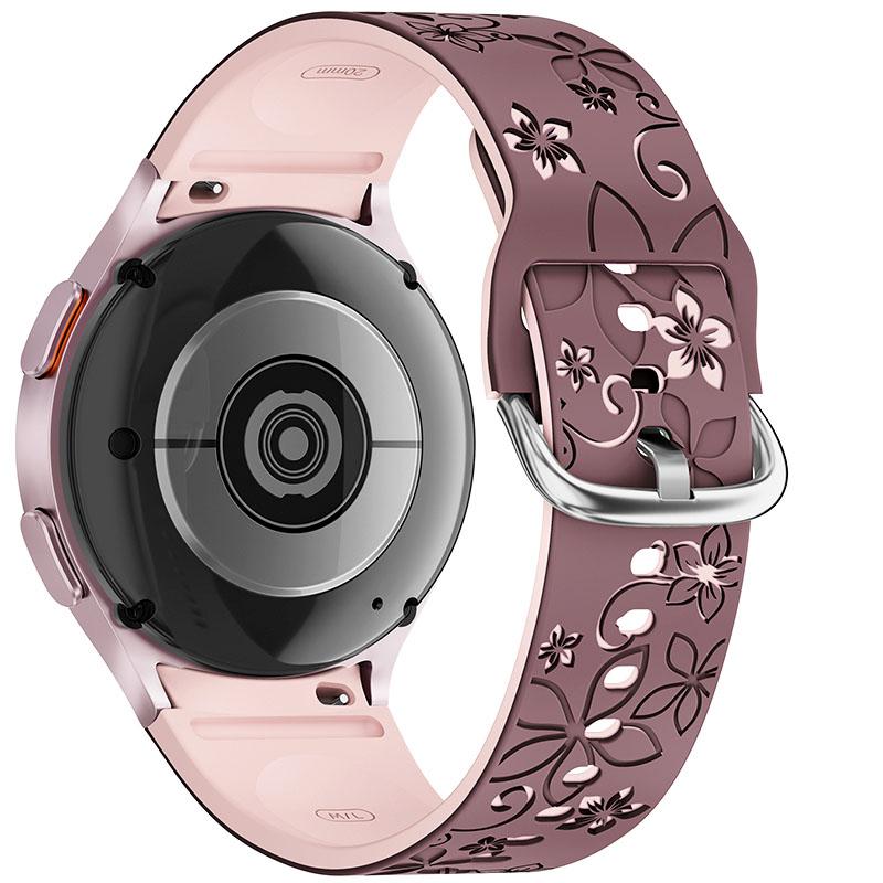 Original Silicone band for Samsung Galaxy Watch 7 FE 6 5 4 Classic 5 pro 44mm 40mm 43mm 47mm 45mm Bracelet Galaxy Watch6 7 Strap