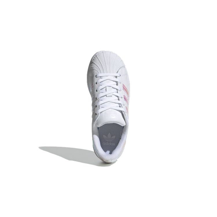 Adidas Superstar C White Iridescent Kids Sneakers Footwear-White FV3147
