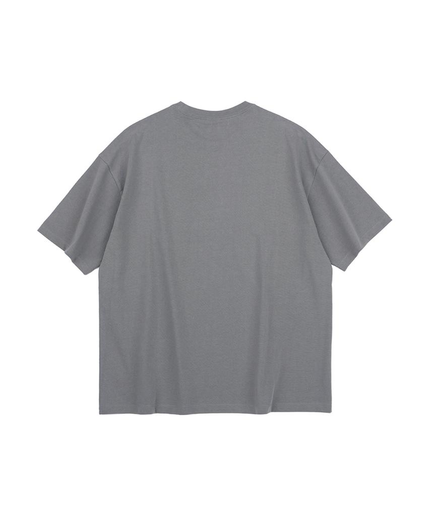 ALTER STUDIO Motion Blur Print T-Shirt_Grey