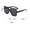 Xiaomi Women Oversized Square Sunglasses UV400 Lightweight PC Frame Fashion Shades for Travel Beach Street Party