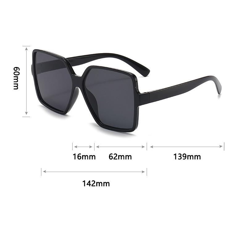 Xiaomi Women Oversized Square Sunglasses UV400 Lightweight PC Frame Fashion Shades for Travel Beach Street Party