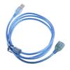 Blue USB 2.0 5ft 1.5m New Clear Extension Male to Female Cable Connector