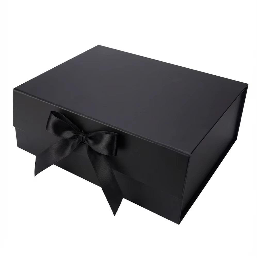 Velká Prázdná Krabice Jednodílná S Sklopným Víkem Balicí Krabice Luxusní Stuha Dárková Krabice Párty Valentýn