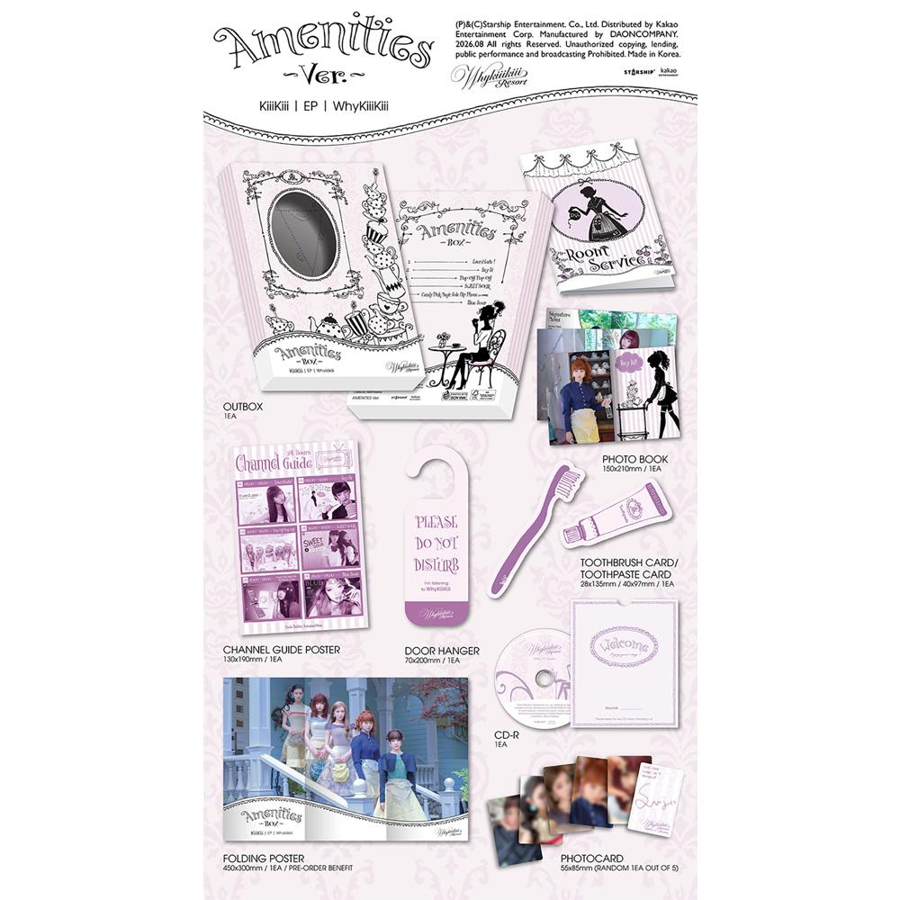 [Pre-order] KiiiKiii - WhyKiiiKiii (AMENITIES ver.)