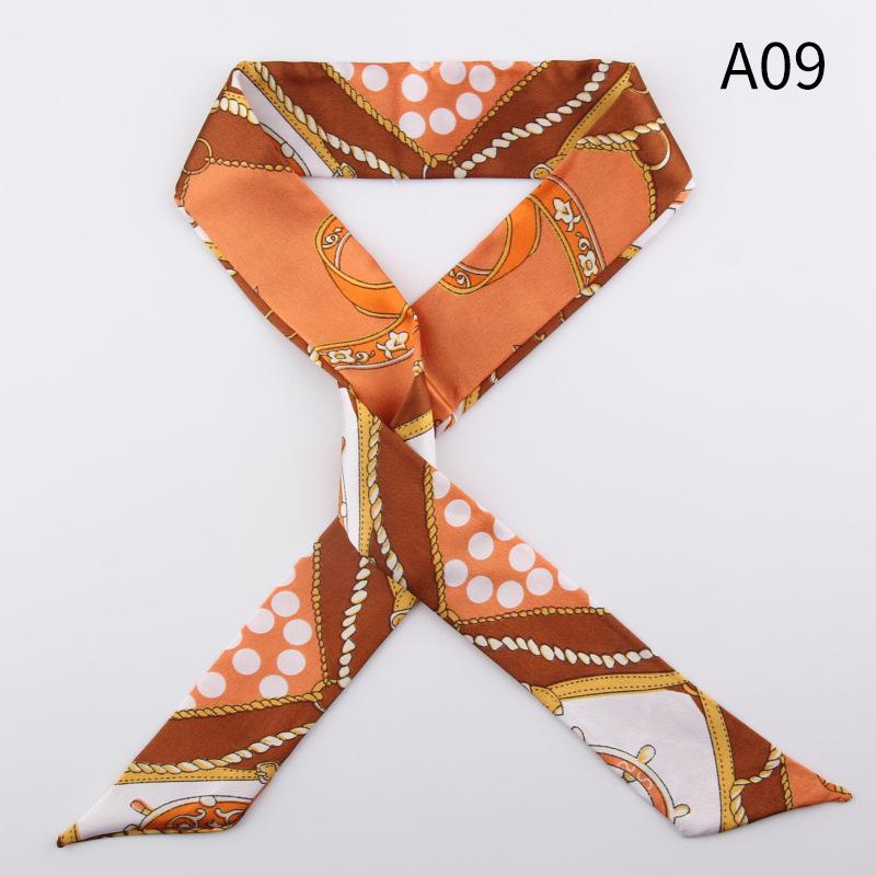 Silk Scarves Versatile Tied Bags, Long Strips, Small Silk Scarves, Bows, Headbands, Streamers, Gift Boxes, Gift Straps.