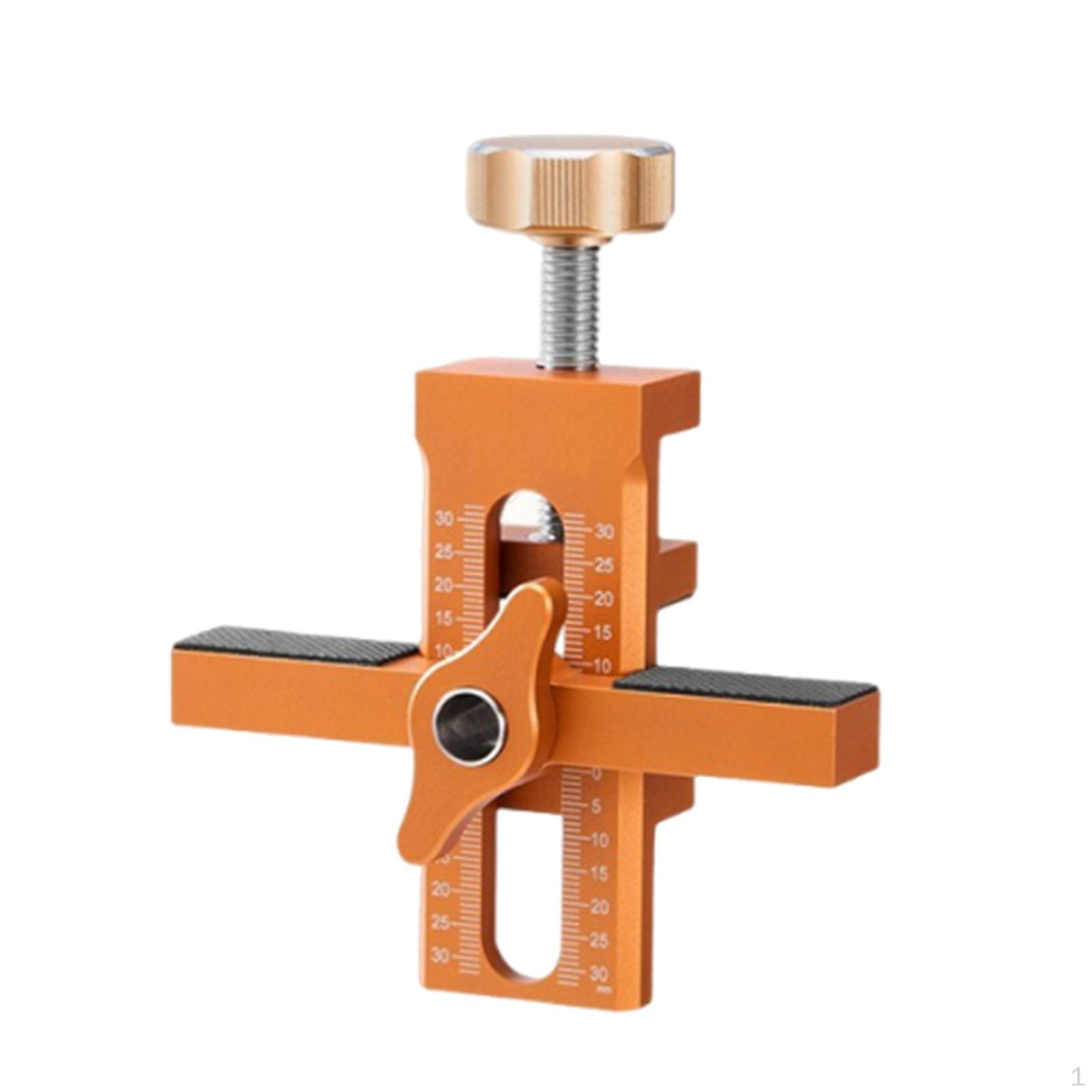 

Cabinet Door Mounting Jig Versatile Portable Height 101-145mm Aluminum Alloy Installation with Quick