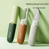 2-in-1 Portable Fruit Knife & Peeler: Multi-functional Tool for Home, Office & Dorm Use