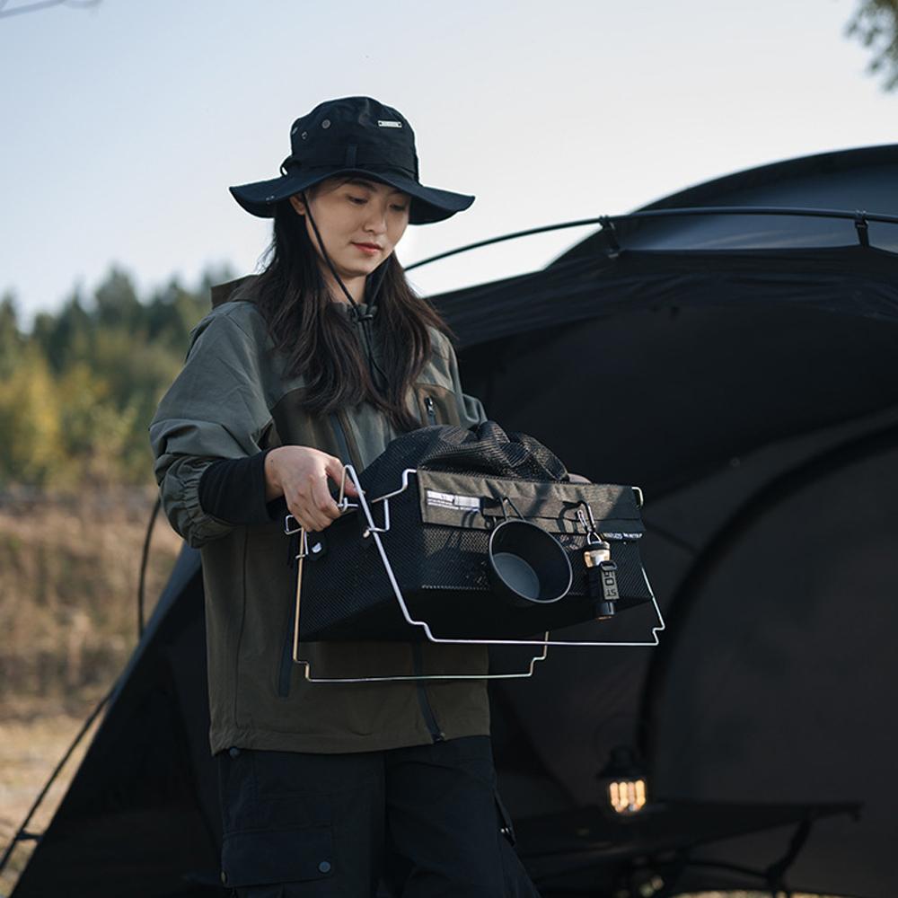 ShineTrip Aluminum Alloy Cover Plate Camping Storage Basket Cover Board for Camping Hiking Fishig