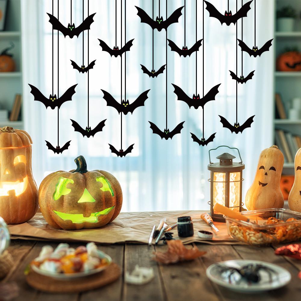 Creative Themed Halloween Bat Hanging Decoration Party Scene Props Decoration