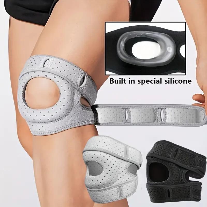 Sports Knee Pads Mountaineering Patella Knee Pads Hiking Professional Meniscus Straps Leggings Silicone Parts Shock Absorber