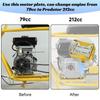 Aluminum Adjustable Motor Plate Adapter Bracket For Mini Bike Go Kart for Small 4 Stroke Engines Predator 212 Coleman 100