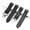 Genuine Leather for Swatch YTS401/402/409/713 YTB400 Pin/Folding Buckle Watchband Watch Strap Bracelet Watch Accessories 20mm